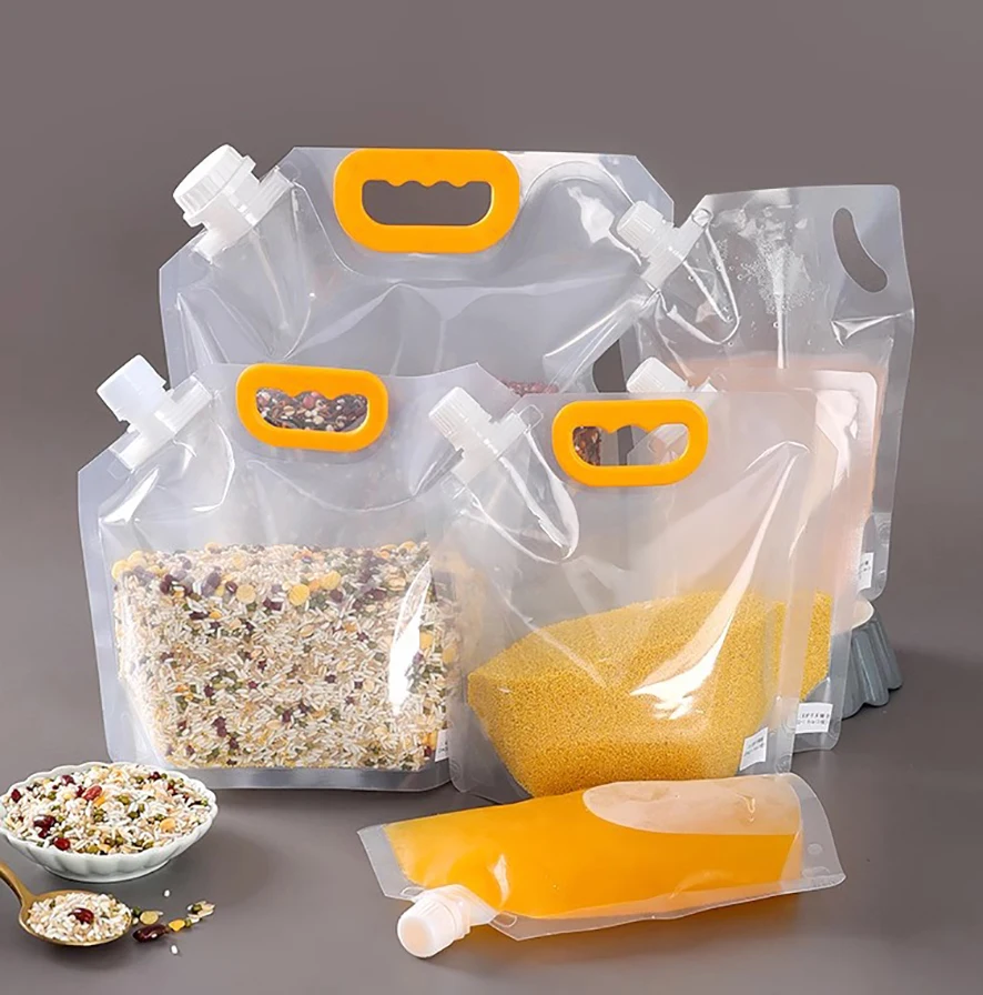 Kitchen Storage Bag, Moisture-proof, Sealed, Insect-proof, Transparent, Portable, Food-grade