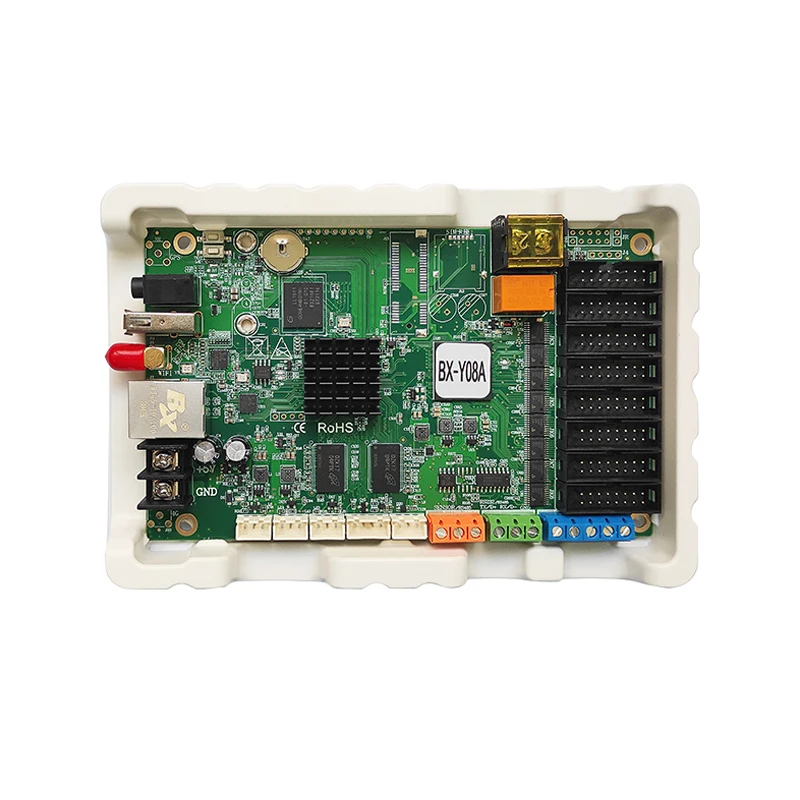 BX-Y08A Full Color Wireless Wifi Network Port LED Display Control Card Asynchronous Player with USB Flash