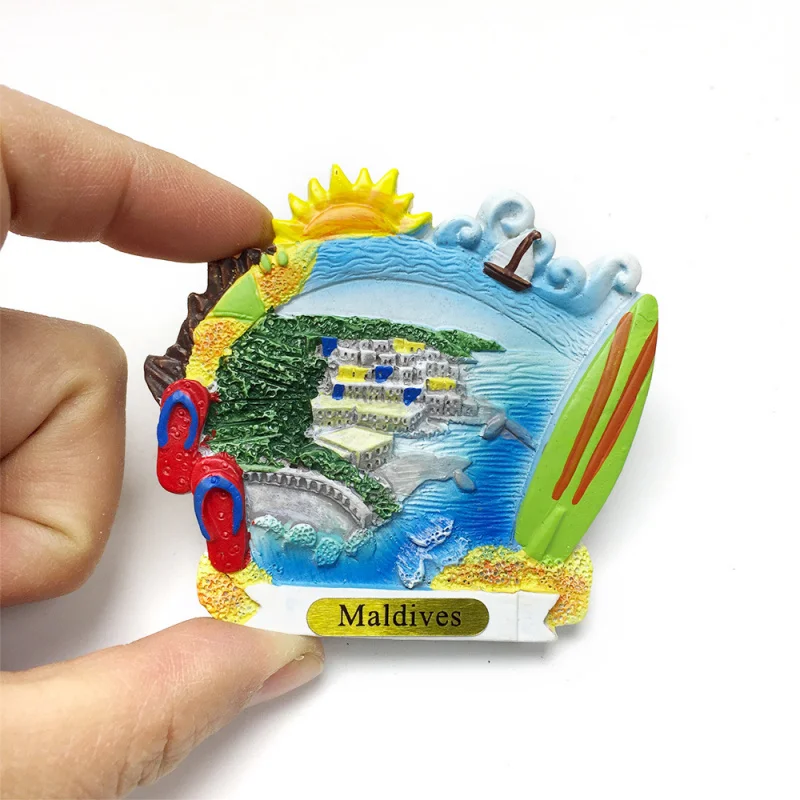 

Maldives 3D Resin Refrigerator Magnet Cute Magnets Aimants Réfrigérateur Magneten Kühlschrank Home Decor