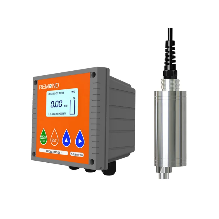 Turbidity Meter Online 4-20ma Turbidity Controller Water Turbidity Sensor Probe For Sewage Treatment