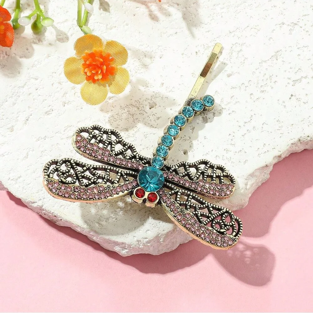 애니메이션 고스트 마더 브로치 잠자리 머리핀 사이드 클립 소녀 패션 헤어 액세서리 롤플레잉 쥬얼리 선물