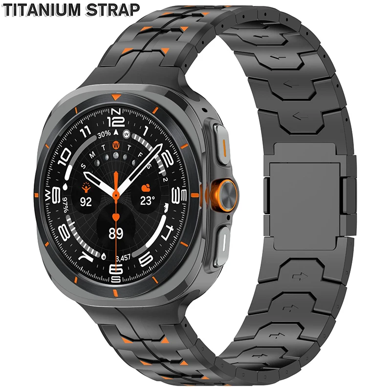 

Titanium Strap for Samsung Galaxy Ultra 47mm Metal Magnetic Band Wristband for Galaxy Watch 8 40mm 44mm 8Classic 46mm Bracelet