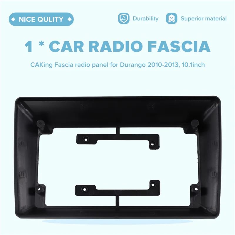 Kit de instalação do painel de rádio do carro para 2010-2013 dodge durango traço faccia console moldura adaptador placa guarnição capa
