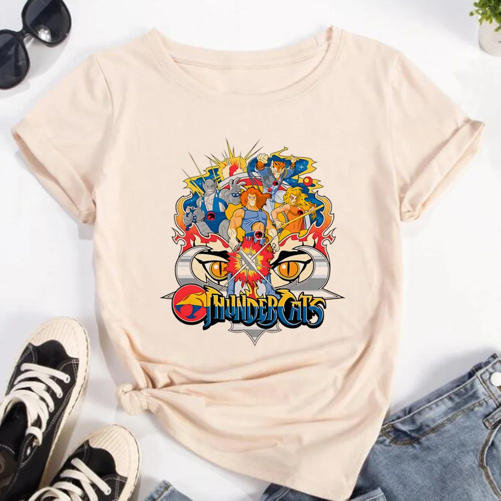 Thundercats t shirt women manga t-shirts female manga funny Japanese clothes