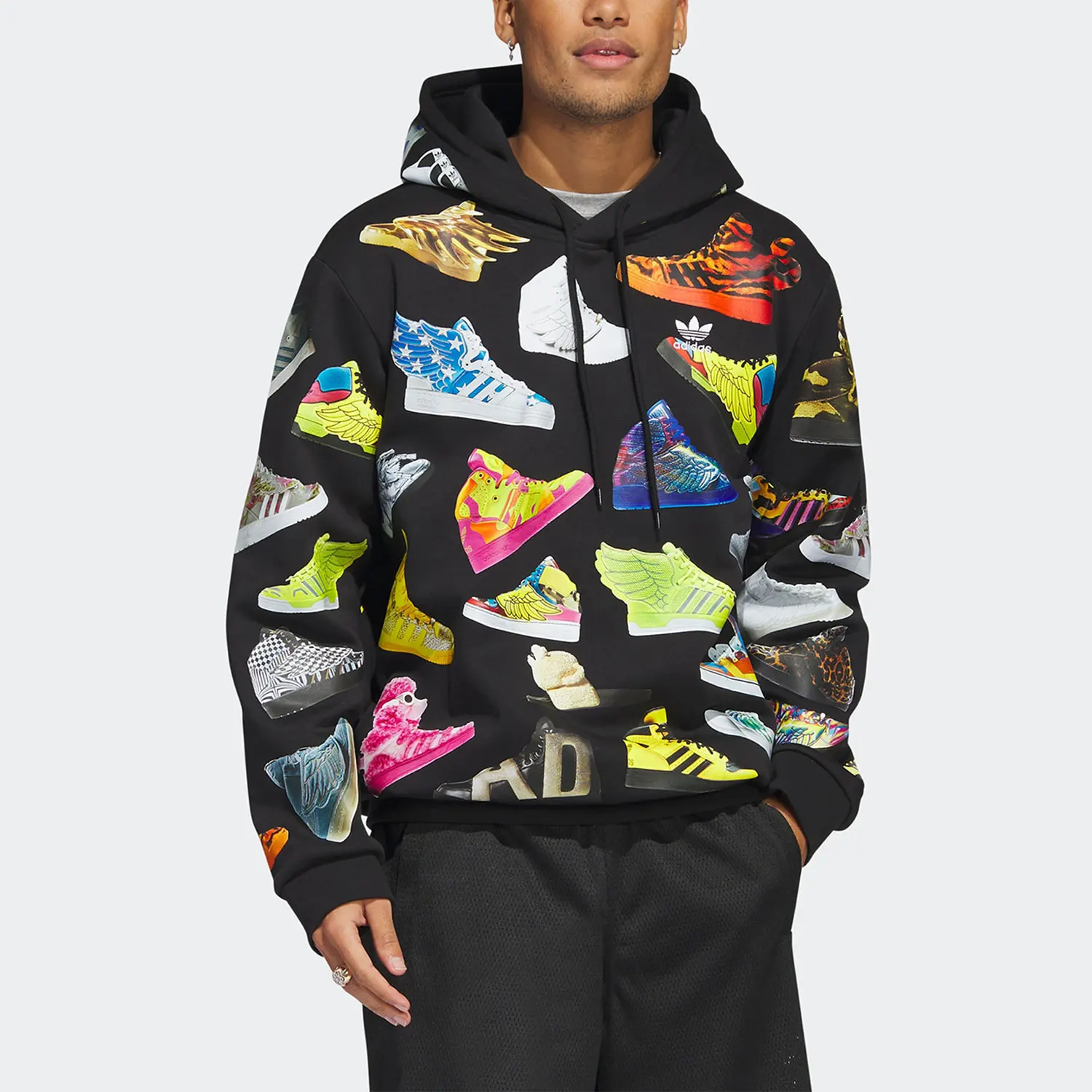 

Мужская спортивная толстовка с капюшоном Adidas Originals Trefoil IA0097