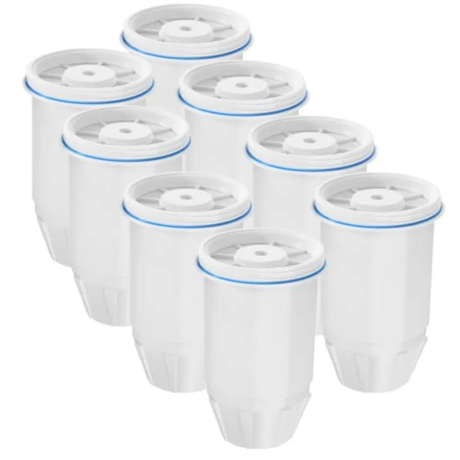 

Upgrade ZR-001, ZR-017, ZR-004 Replacement Water Filters, Water Pitchers and Dispenser Filters with Multi-Stage Filter System R