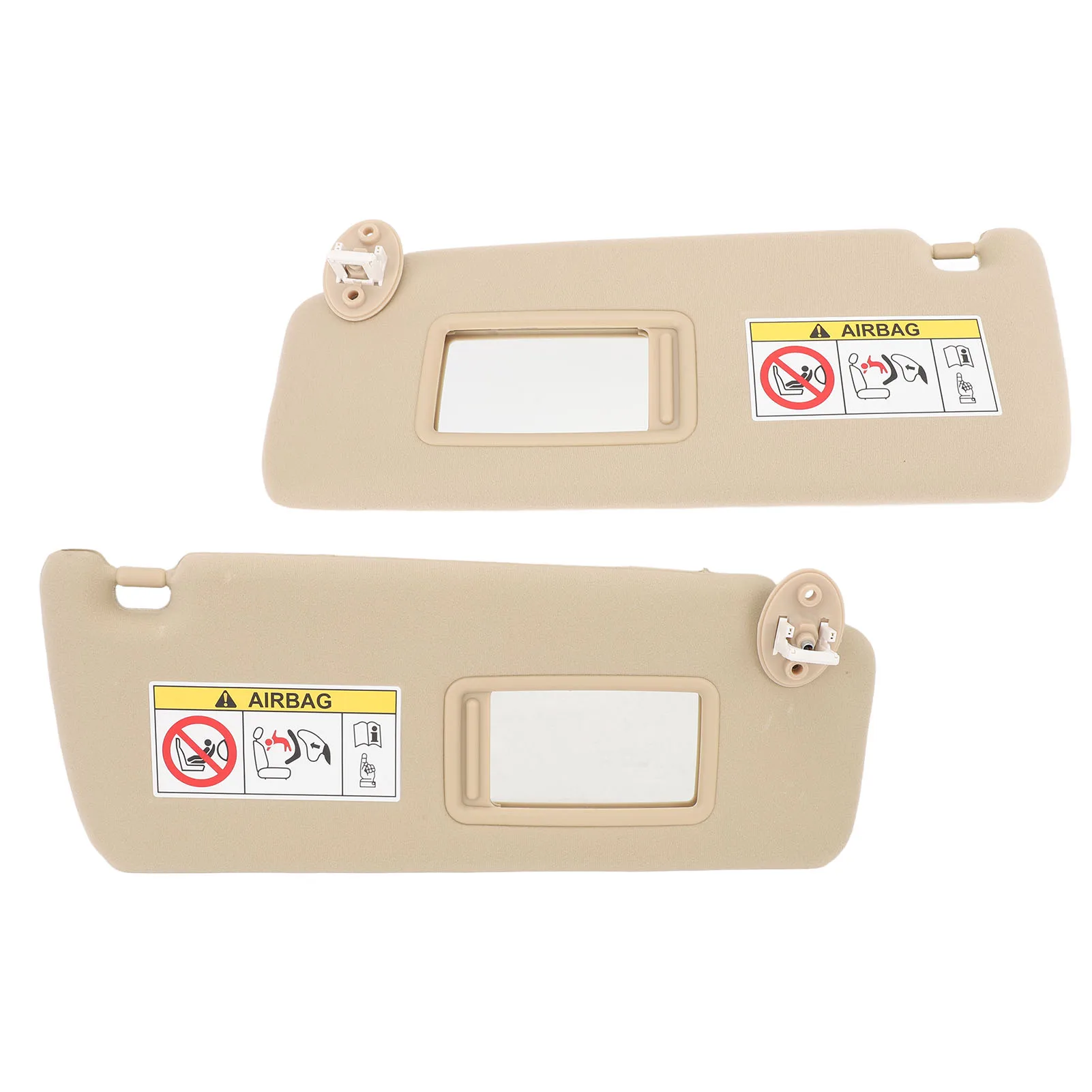 Vordere Sonnenblende, beige Sonnenblende, Ersatz für Toyota Land Cruiser Prado 2010–2023, Linkslenker, Kfz-Sonnenblende
