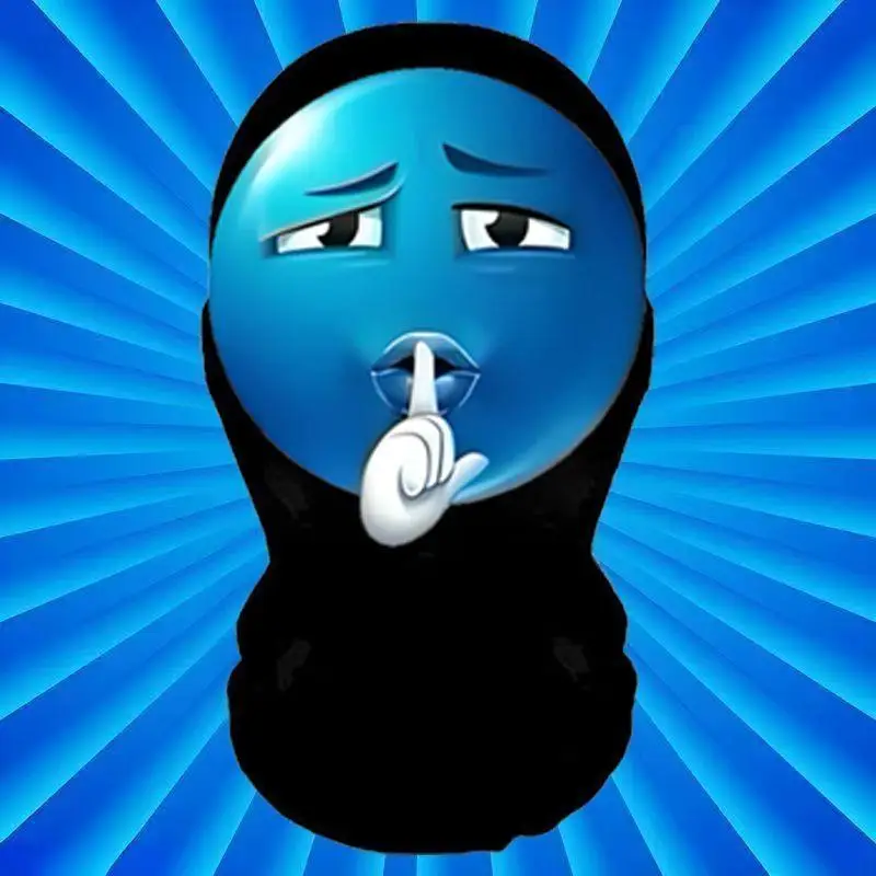 The Fashionable Blue Emoji Mask Is Lightweight and Breathable, Making It A Perfect Cycling Gear for Parties and Gatherings