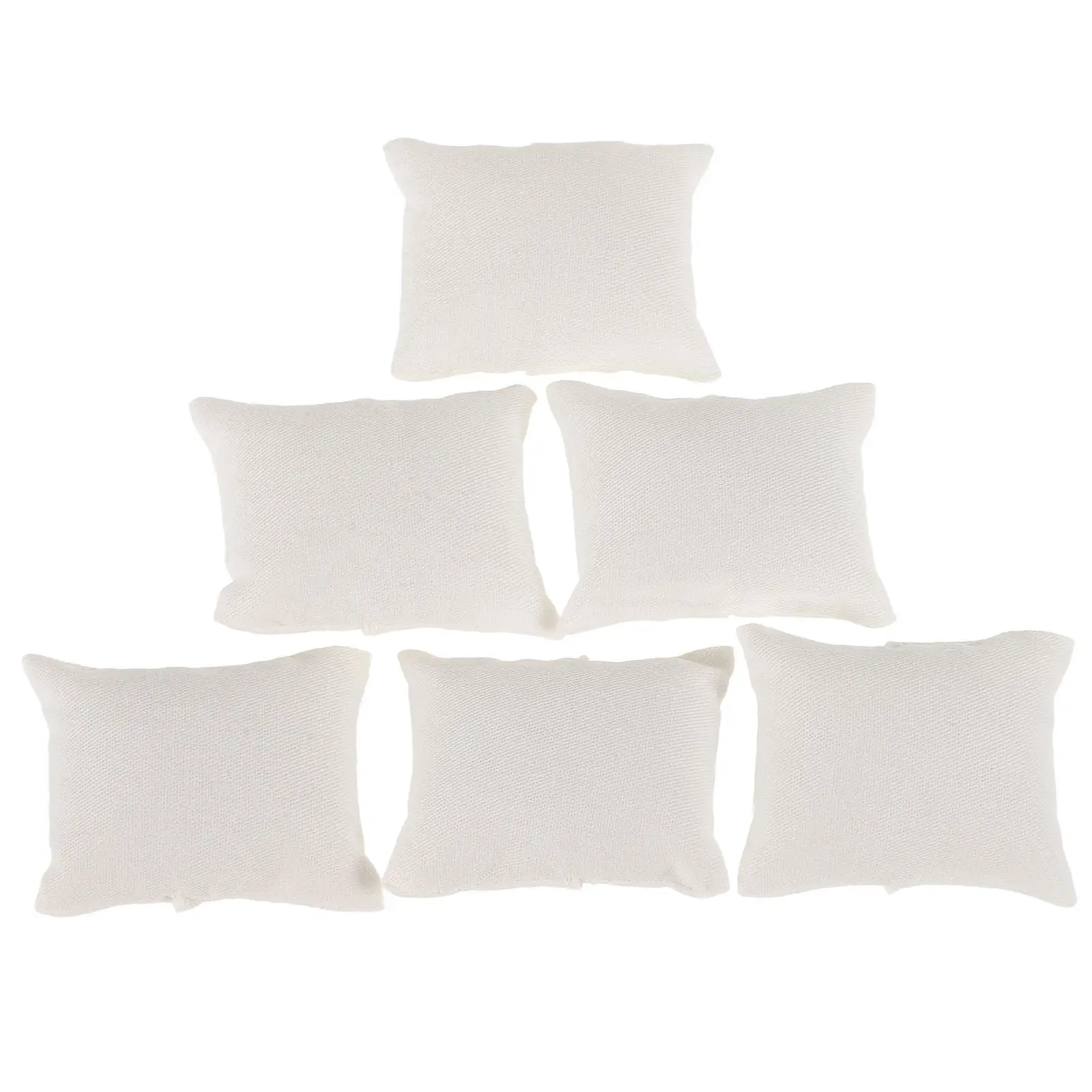 

6Pcs Dollhouse 1:12 Miniature Cloth Pillow Set Soft Scenic Mini Sofa Pillow Props for Dollhouse Decorative Accessories