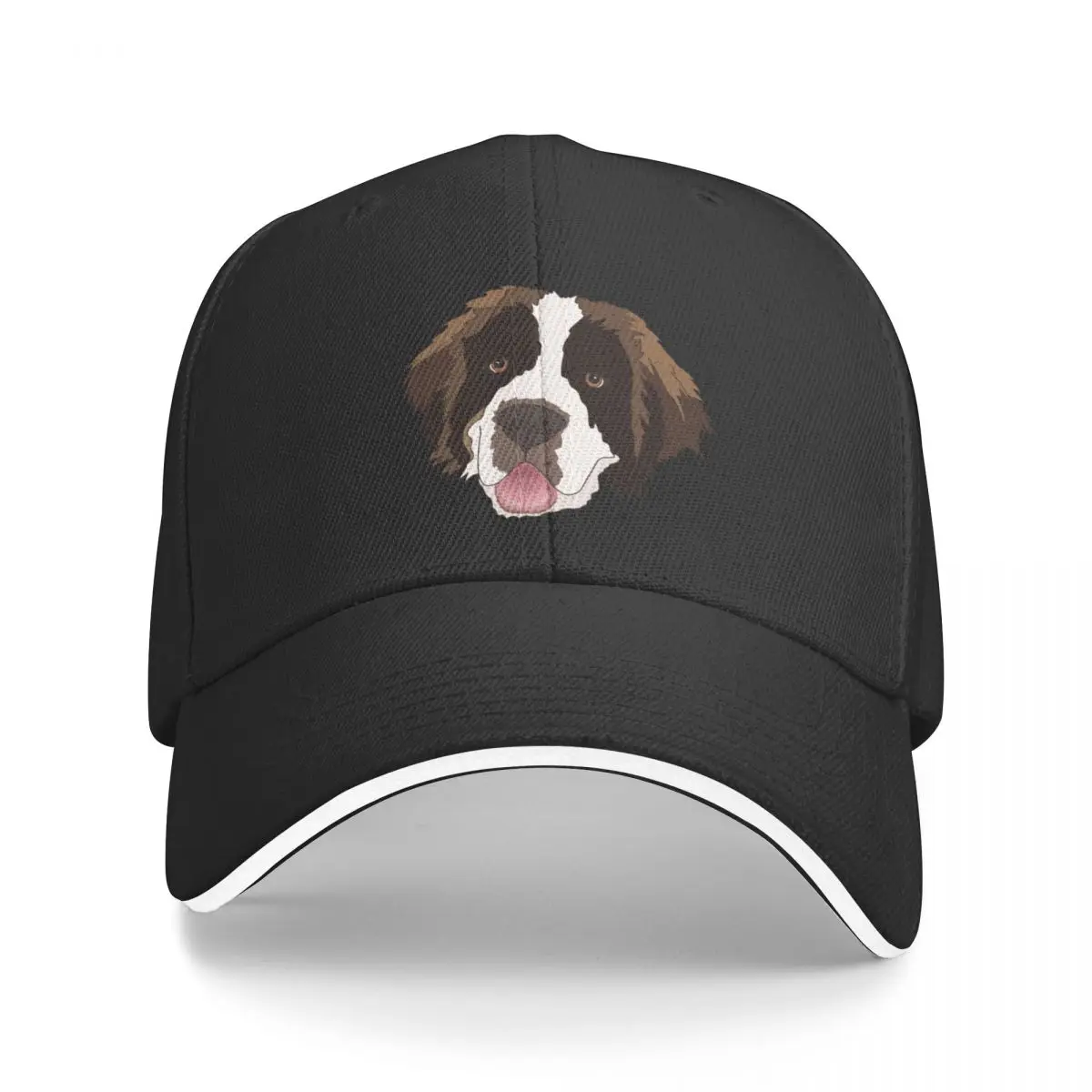 Saint Bernard Pattern (face only) Baseball Cap derby hat party Hat Kids Hat Gentleman Hats For Women Men's