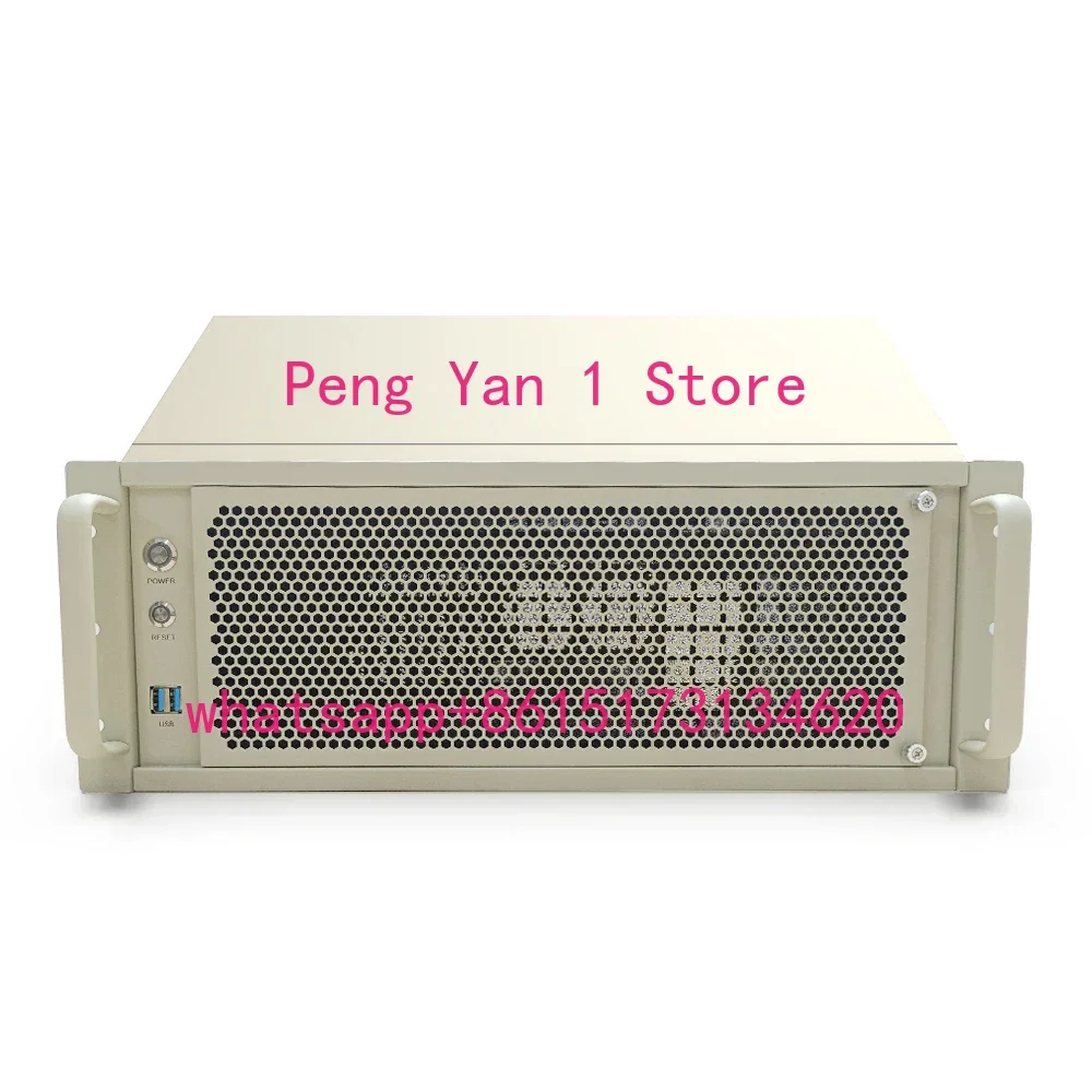 New 4U chassis industrial control server 360 water cooling EATX main board ATX power supply USB3.0 metal switch