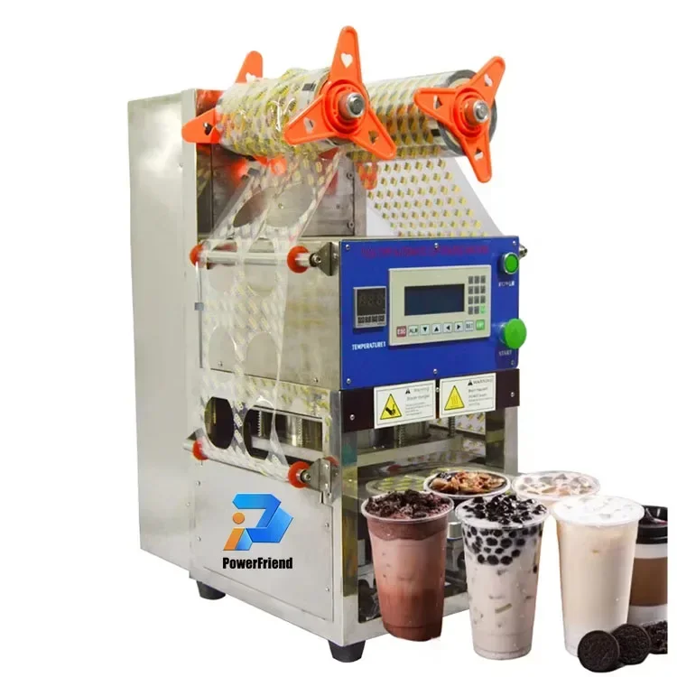 ogurt Bubble Tea Equipment Fully Automatic Jelly Boba MilkCup Sealing Machine Plastic Y