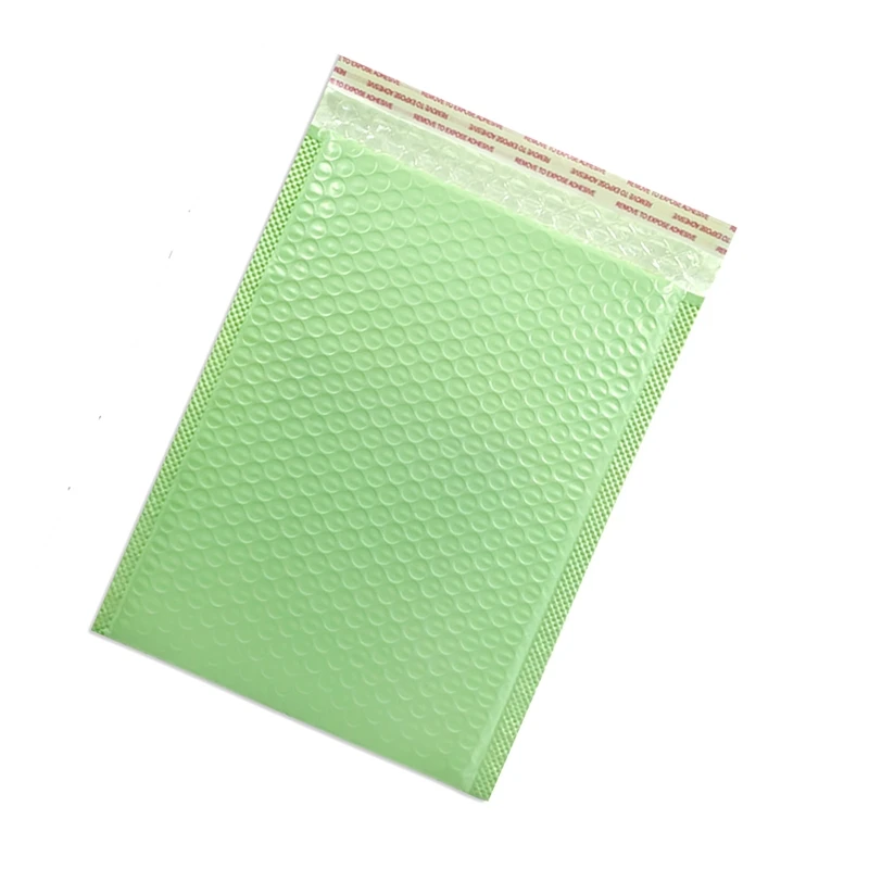 Light Green 50pcs Self-adhesive Bubble Mailers Waterproof & Thickened Bubble Padded Envelopes Clothing Express Packing Bags