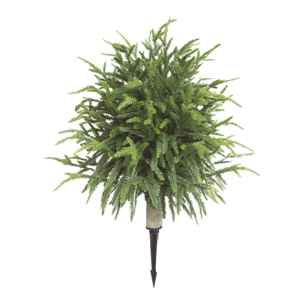 Indoor Fake Plant Artificial Cypress Tree For Event Staging Lightweight Structure Weather Resistant Flexible Rubber Material