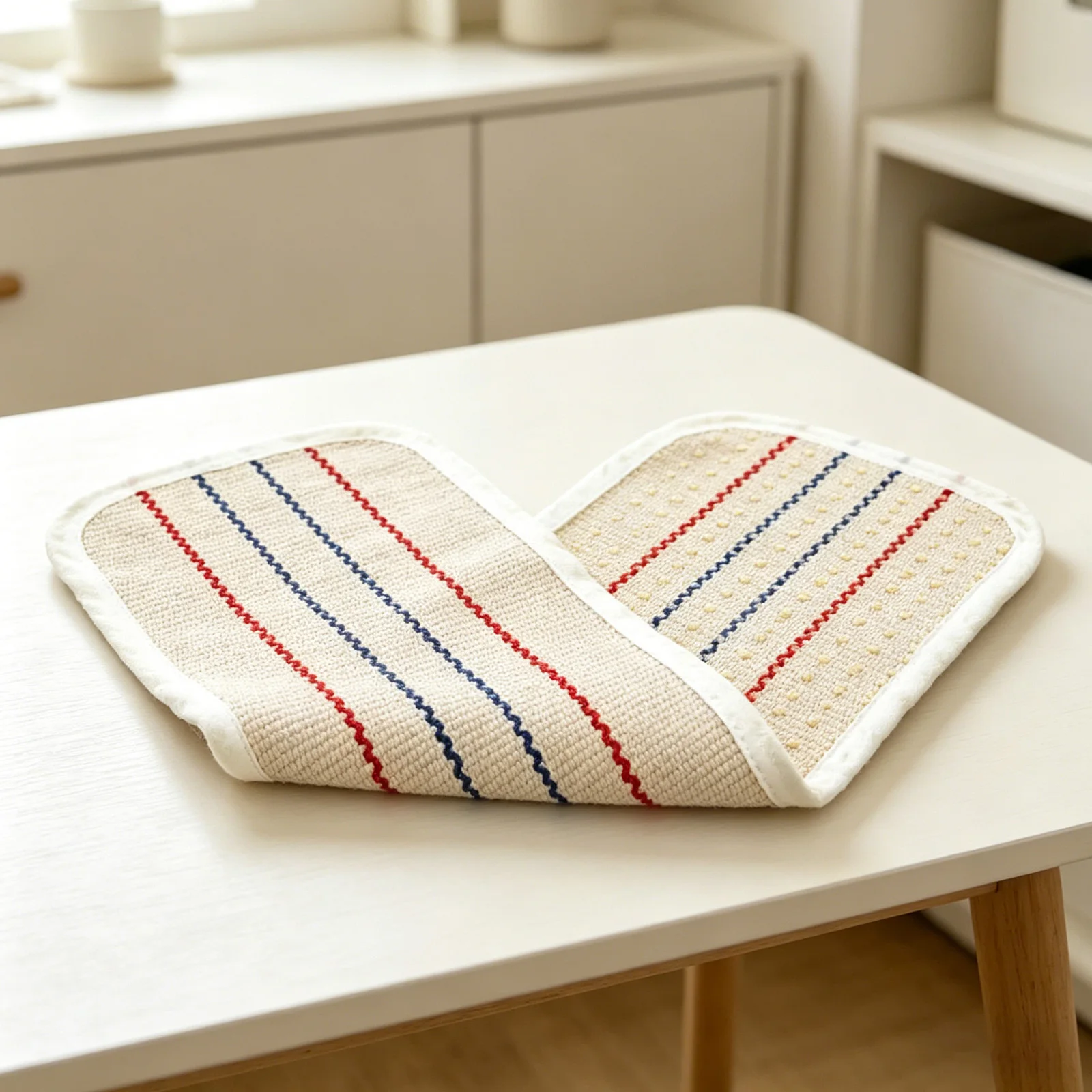 Montessori Materials Accessories Edged Rug Montessori Cotton Work Rug Spelling Learning Language Materials