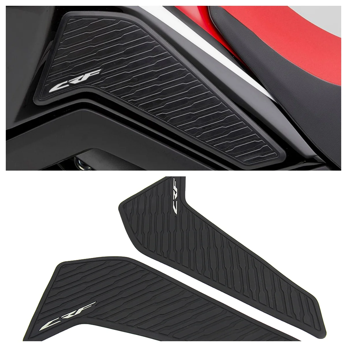 Motorcycle Rubber Side Fuel Tank Pad Sticker Non-slip Gas Tanpads Guard For Honda CRF1100L CRF 1100 L Africa Twin 2020 2021 2022