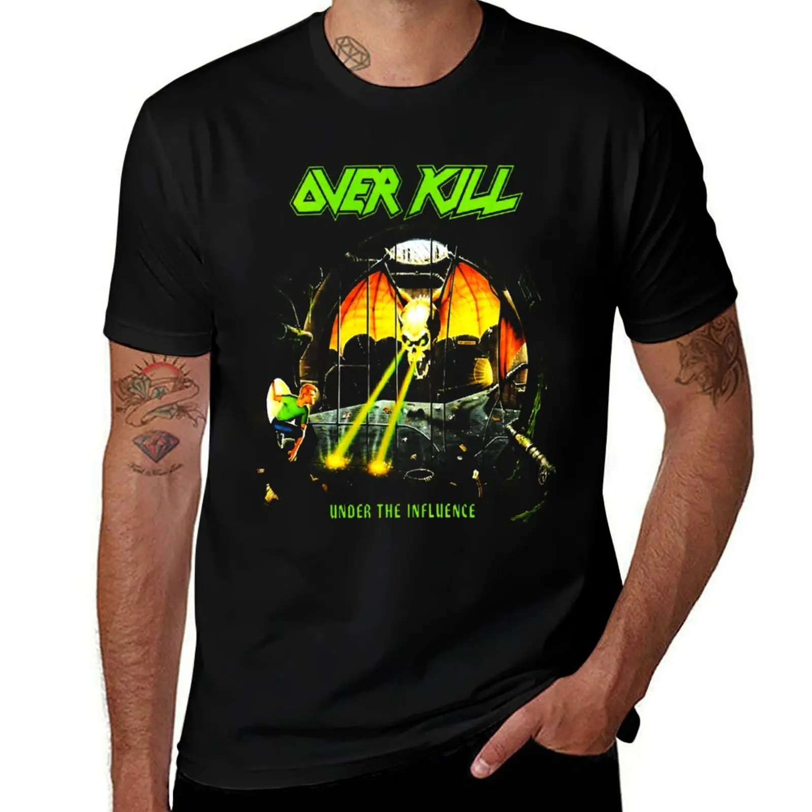 

Overkill band metal popular Genres Thrash metal T-Shirt T-Shirt graphic tee shirt quick drying blue lock anime shirts men