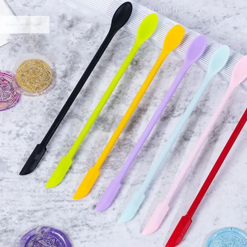 Silicone Stir Sticks DIY Jewelry Making Tools Epoxy Resin Glue Pigment Mixing Tools Stirring Rods Easy To Clean Epoxy Resin Tool
