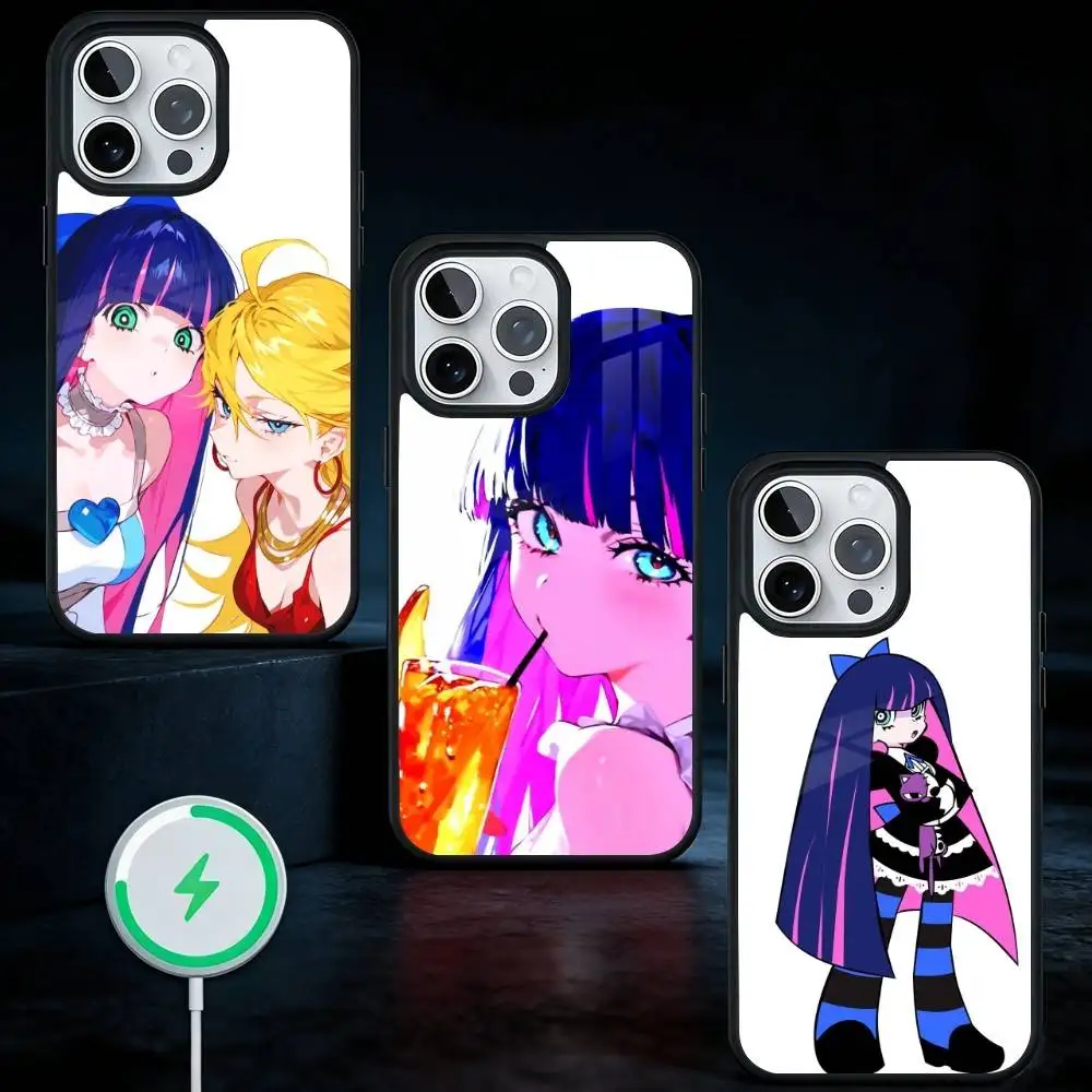 

Panty S-Stocking G-Garterbelt Phone Case For iPhone17,16,15,14,13 Plus,Pro Max Magnetic For Magsafe Wireless Charging