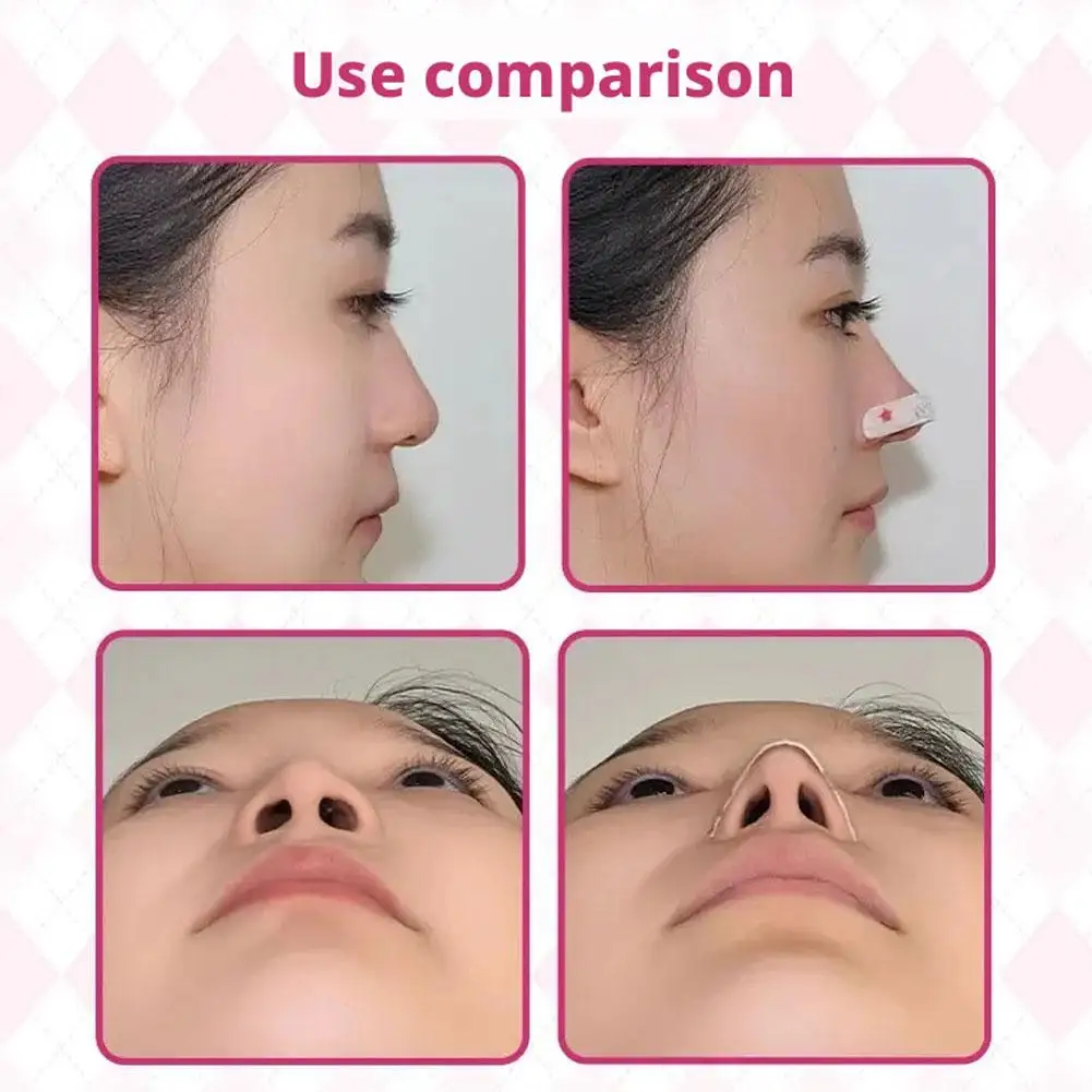 30pcs Cuttable Nose Shaper Strips Reusable Adjustable Nose Reshaping Sticker For Contouring Nose Shaping Sticker DIY Beauty Tool
