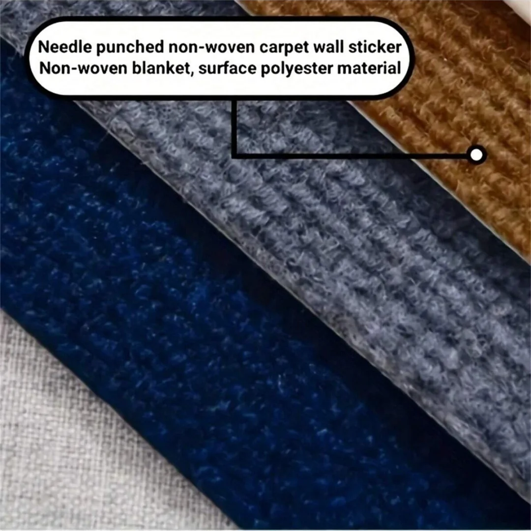 10 Uds. Alfombra autoadhesiva a rayas fácil de instalar de 30x30cm para alfombrillas de oficina, sala de estar y dormitorio con fondo de papel de aluminio-