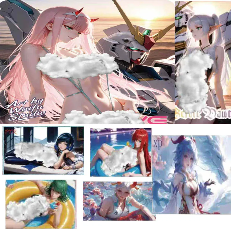 限定版 ラブ・ビフォア・ドーン A5 ワイフーカード - プレミアムアニメガールコレクション、ホログラム箔入り＆レアカード、公式トレーディングカード