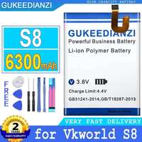 For Vkworld S8 MTK6750T S8 For High Performance 6300mAh Mobile Phone Battery
