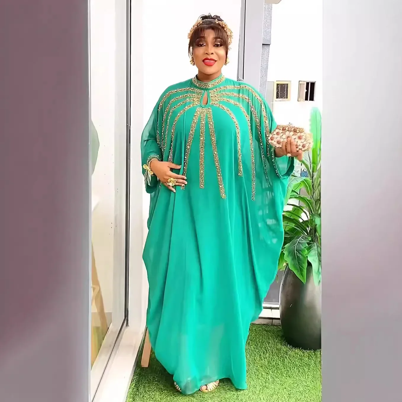 Abayas For Women Dubai Luxury 2024 Boubou Robe Djellaba Femme African Muslim Fashion Dress Caftan Marocain Evening Party Dresses