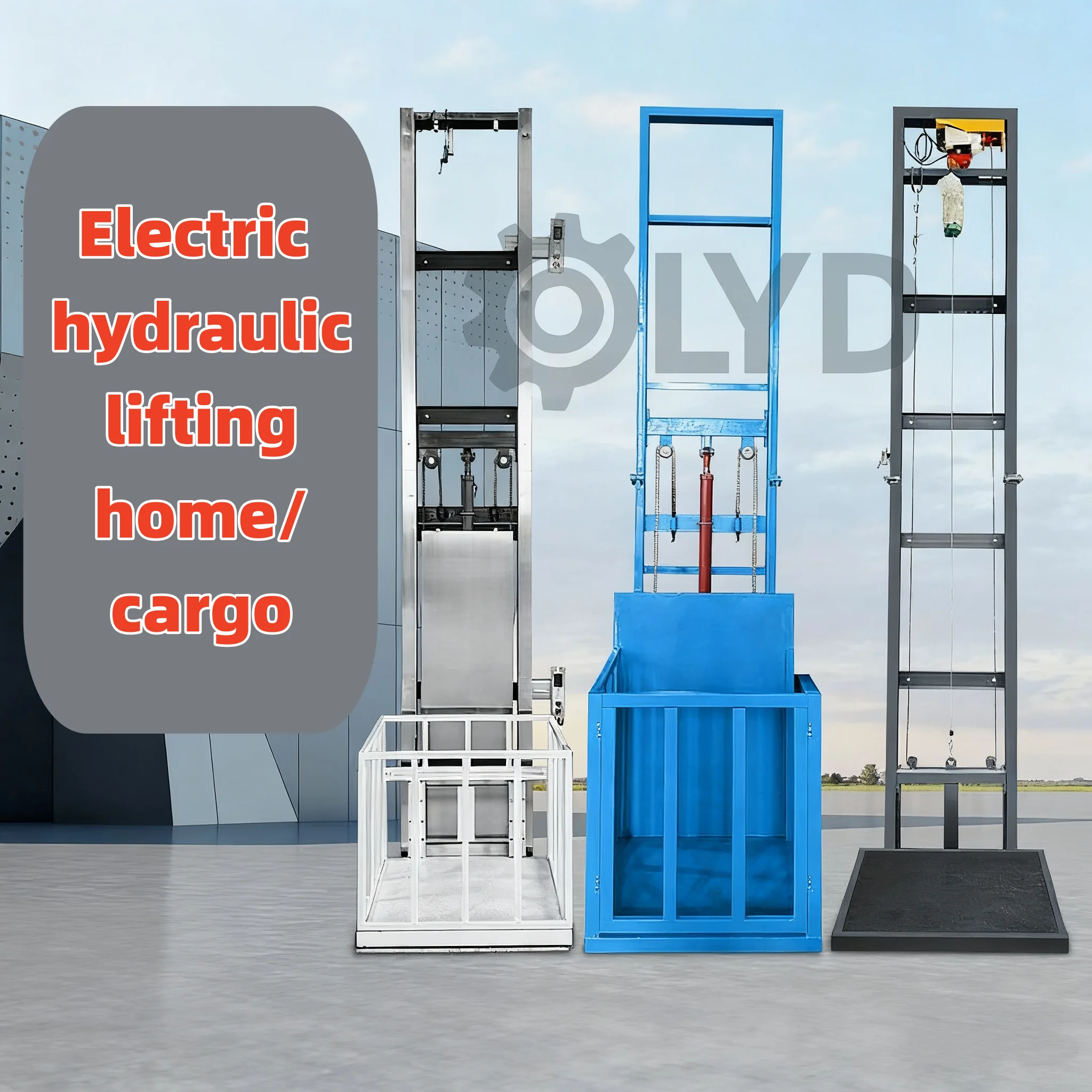 

Custom-Built Safety Home Lift warehouse | Anti-Drop Hydraulic Freight Elevatorfor Villa, Shop & Warehouse