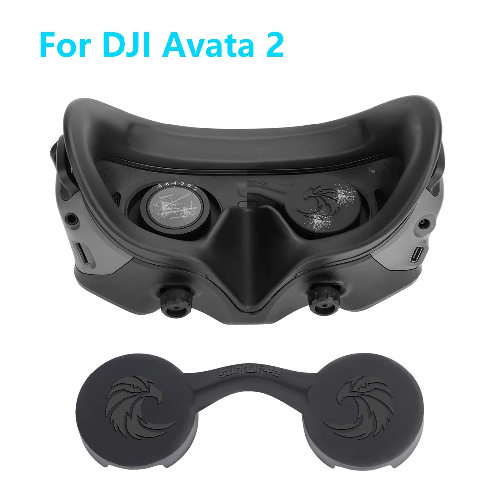 Protecteur d'objectif en silicone pour DJI AvMi2, housse de protection, support de stockage d'antenne, lunettes de importateur