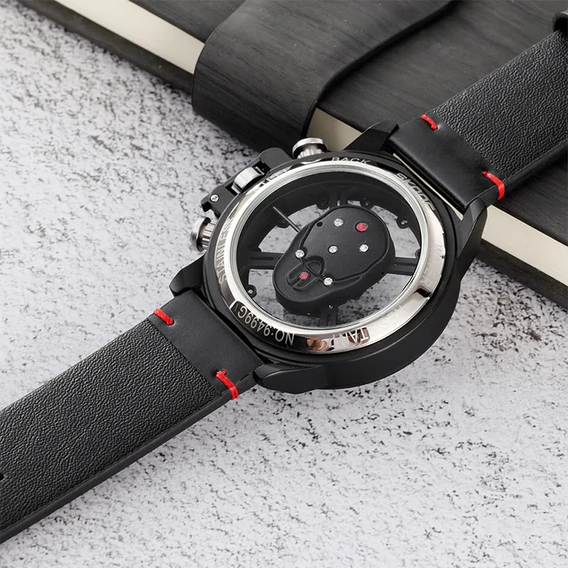 العصرية الأزياء للماء ريترو شبح جمجمة رأس ساعة رجالية الإنترنت المشاهير الجوف شارع الرقص الهيب هوب الإبداعية ساعة رجالي