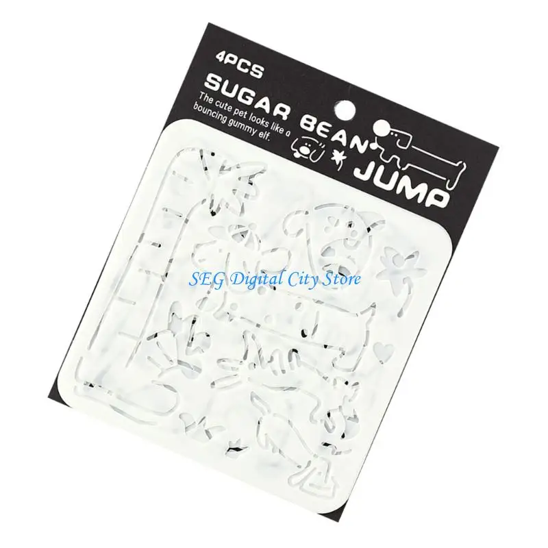 U75B Artystyczne świąteczne narzędzie do wielokrotnego użytku dla dzieci Malowanie dla dzieci