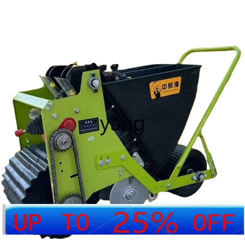 LTT Garlic Precision Planter Hand Push Garlic Planting Machinery Human Hand Push