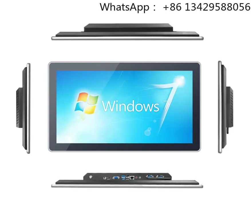 Metal Frame Industrial 24" 23.8" Inch Monoblock Computer Touchscreen with Slimmer Bezel 7mm IPC