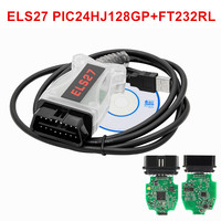 Wide Compatibility ELS27 FORScan PIC24HJ128GP+FT232RL Chip ELS-27 V2.3.8 Works ELM327&J2534 ForF-ord/L-incoln Diagnostic Scanner