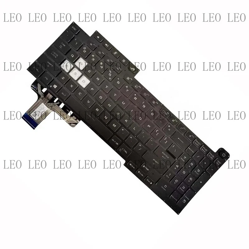AA  For ASUS ROG 5R Plus G713Q G733 Keyboard Colorful US Replacement Backlit 2022