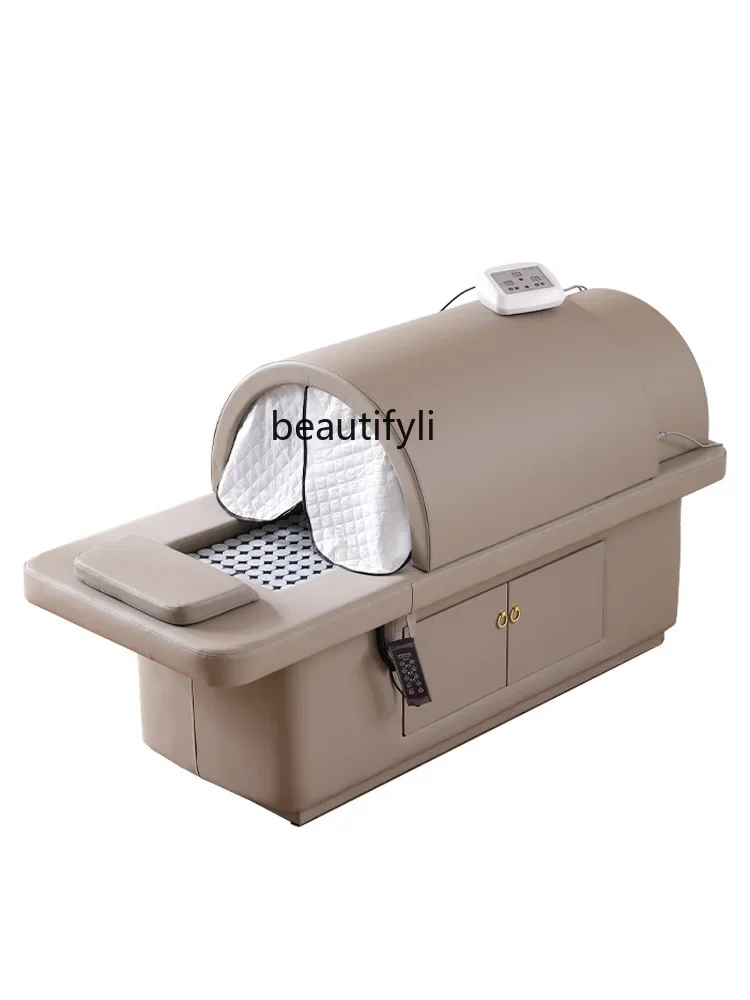 

xzSmokeFree Moxibustion Bed Electronic Bed Fumigation Hot Compress Home Whole Body Moxibustion Beauty Salon Infrared Physiothera