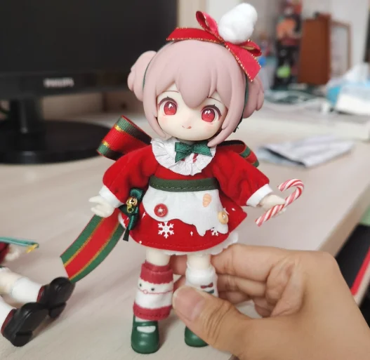 Genuino Navidad Nagi Animal jardín de infantes deseos fiesta serie Bjd muñeca de acción juguetes exquisitos figuras coleccionables de moda