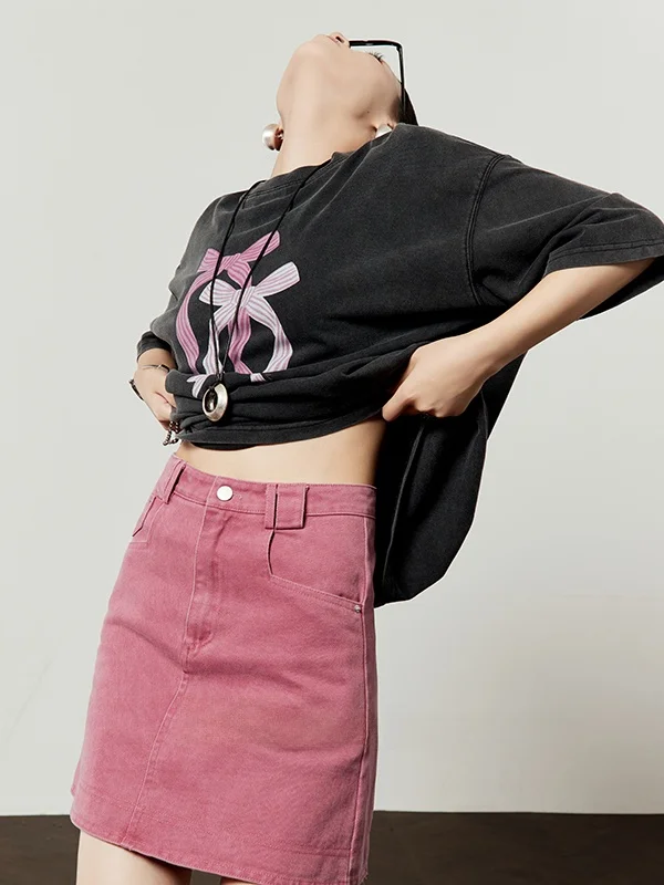 

Новая летняя женская футболка свободного кроя с круглым вырезом и принтом в виде узлов, удобная, дышащая, из хлопка