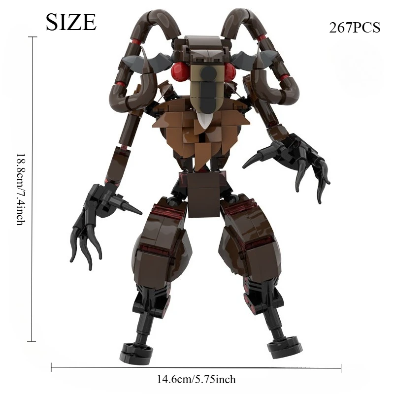 ミスティック ゴート モンスター 組み立てキット、ファンタジークリーチャー 3D モデル、ティーンエイジャーと大人のための伝説の獣のギフト