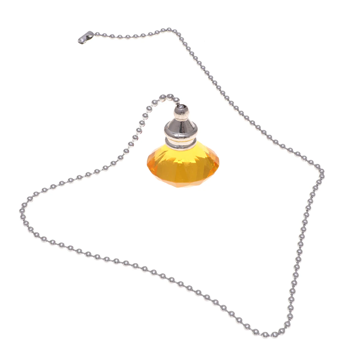 

2 Pcs Diamond Fan Pendant Crystal Ceiling Pull Chain Christmas Hanging Ornament European Style
