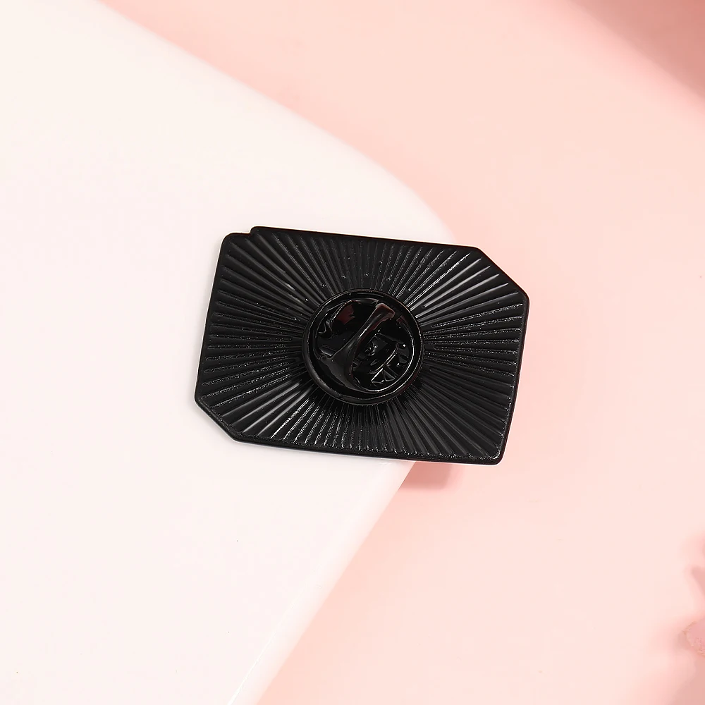 رسالة I Fall Sleep إلى الملفات الشرعية دبابيس المينا دبابيس على شكل تلفزيون وردي عتيق