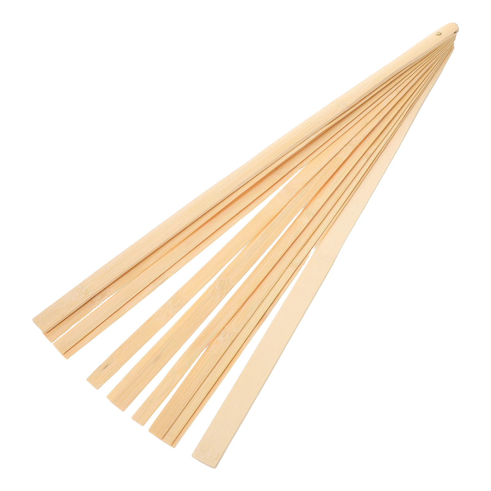 

Extra Large Decorative Fan Bone Parts Foldable DIY Frame Bamboo Material Hand Crafted