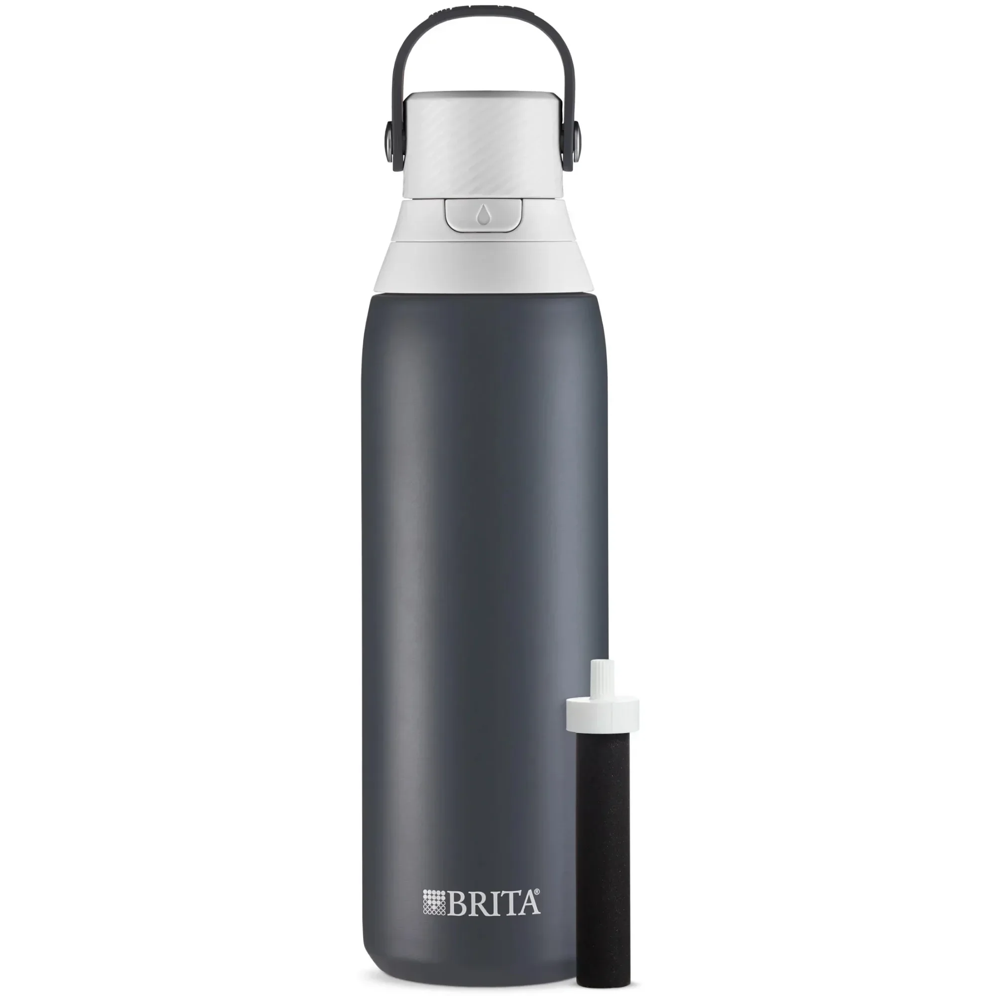 

Insulated Water Bottle with Straw Leakproof 20oz Stainless Steel Vacuum Flask for Gym Travel Hiking School Sports