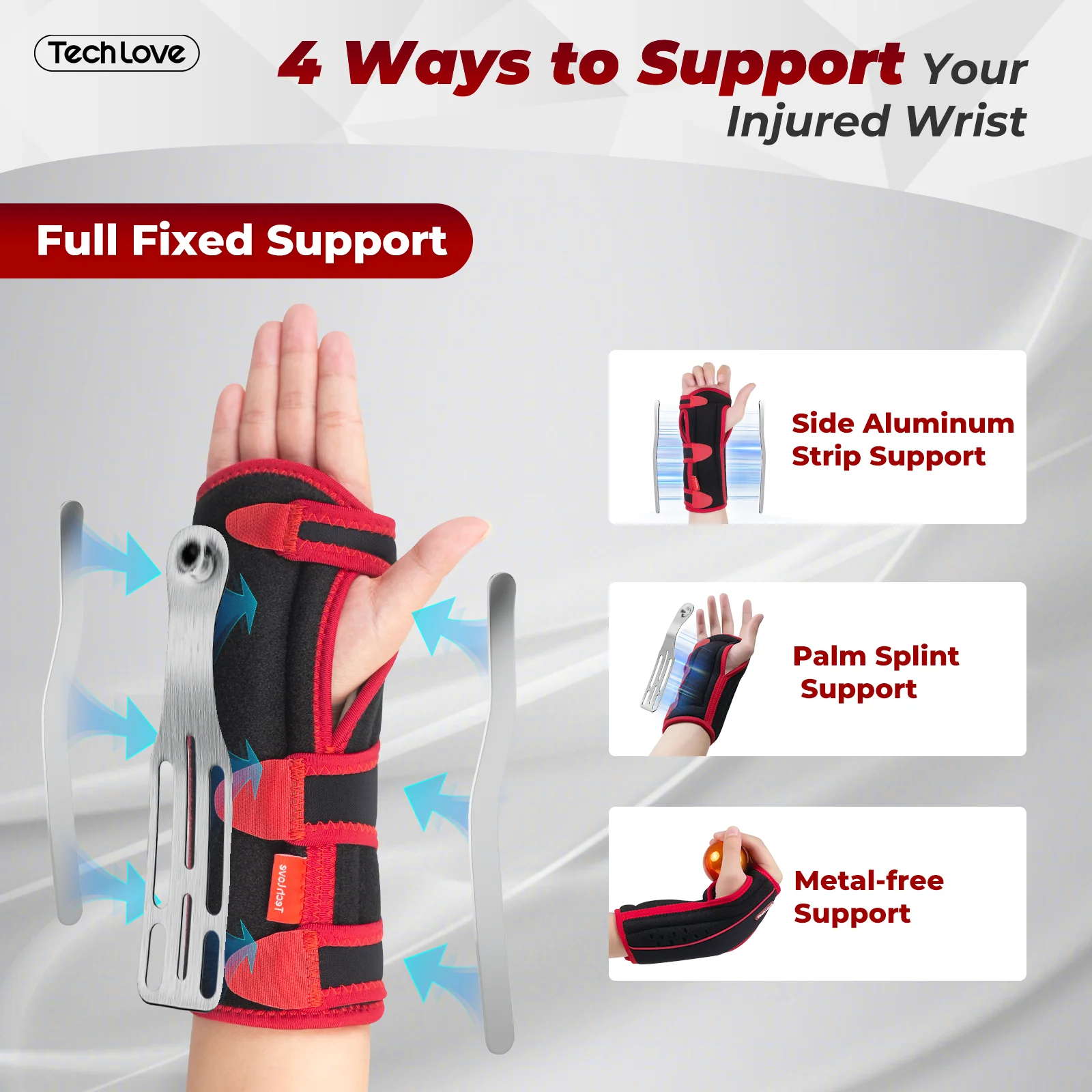 Carpal Tunnel Wrist Brace | Night Wrist Support Guard | Wrist Splint & Hand Brace | Carpal Tunnel Syndrome | For Men & Women