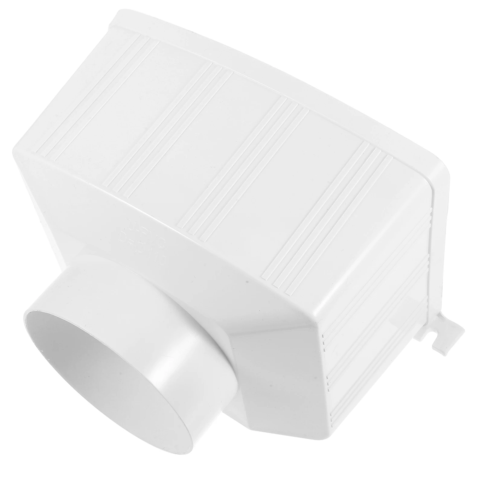

PVC Square Downspout White Drain Pipe Villa Gutters Easy Installation Water Diverter Portable Rainwater Collection System Gutter