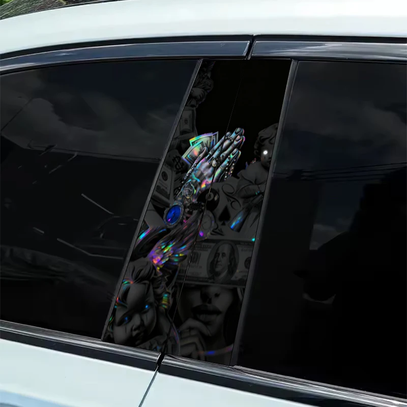 

Набор из 2 наклеек на стойки B, водонепроницаемых, устойчивых к царапинам, для всех моделей - Автомобили, для Audi, Honda, Mitsubishi, Ford, Volkswagen