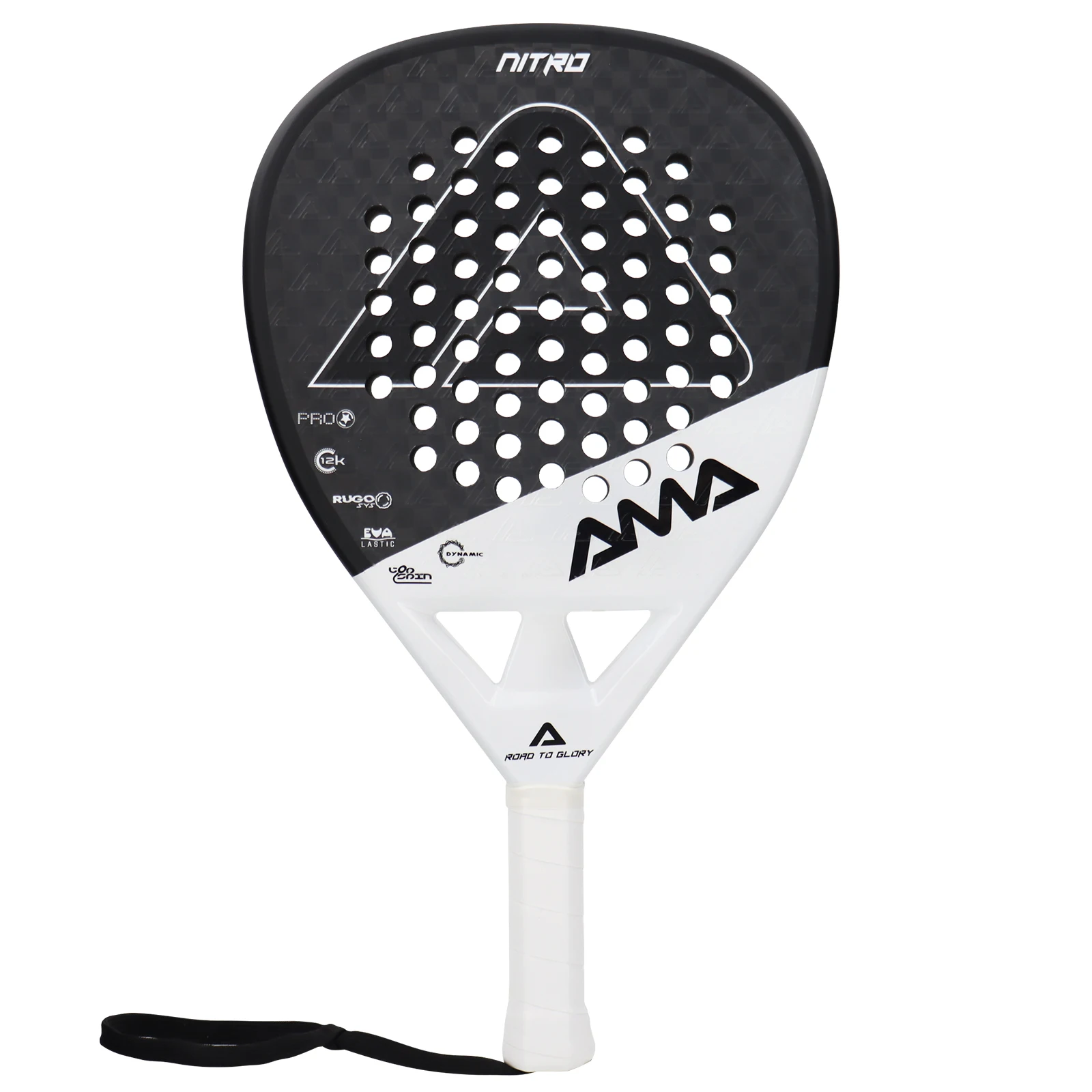 

AMA SPORT Custom Logo Palas De Padel High Quality 3K/12K/18K Carbon Fiber Lightweight EVA Core Padel Rackets