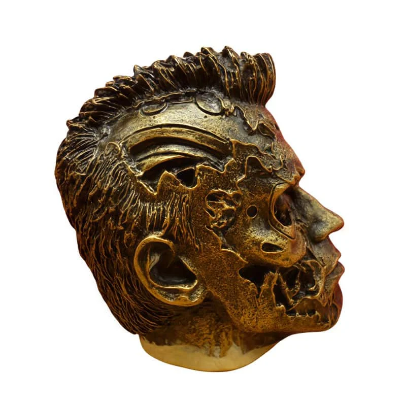 Schwarzenegger\'s head portrait silicone mold DIY handmade resin gypsum concrete crystal drop gum aromatherapy candle mold