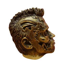 Schwarzenegger's head portrait silicone mold DIY handmade resin gypsum concrete crystal drop gum aromatherapy candle mold